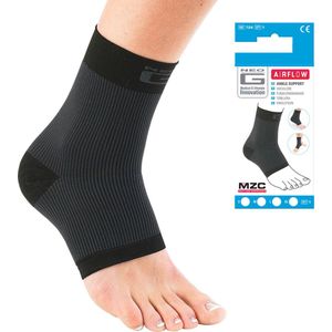 Neo G Enkelbandage - Hardlopen, Sporten en Dagelijks Gebruik - Enkelbrace - Ondersteuning voor Achillespeesontsteking, Verstuikte Enkel en Gewrichtspijn - Medium - Zwart