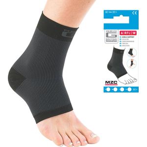 Neo G Enkelbandage - Hardlopen, Sporten en Dagelijks Gebruik - Enkelbrace - Ondersteuning voor Achillespeesontsteking, Verstuikte Enkel en Gewrichtspijn - Large - Zwart