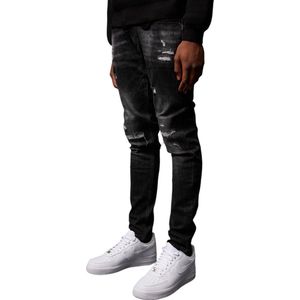 Amicci Heren Jeans Zwart AMJ54/BLK Spirito