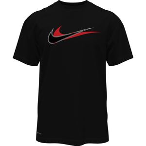 Nike - Swim Hydroguard - T-shirt - Zwart - Korte Mouwen