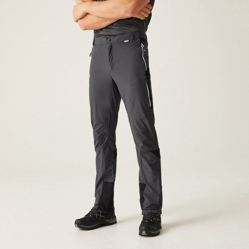 De Mountain III wandelbroek van Regatta - heren - grijs