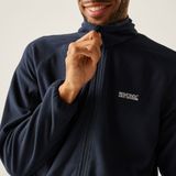 Hadfield - Fleecejack - Groen - Polyester - Slank Design