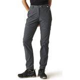 Mountain - Zip Off Broek - Dames - Zwart - Isoflex - Waterafstotend