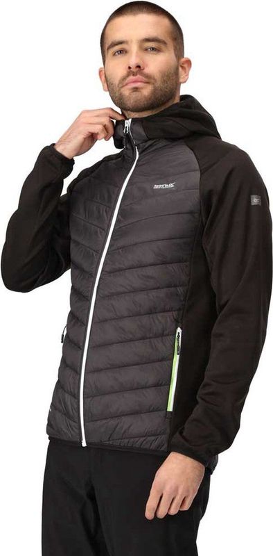 Regatta - Andreson VIII - Jas - Zwart - Gerecycled Materiaal - Waterafstotend