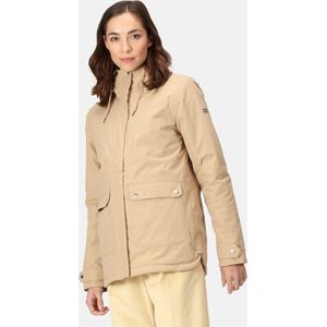 Broadia Damesjas - Waterdicht - Zwart - Imitatiebont - Thermoguard Isolatie