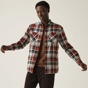 Regatta - Thamos - Overhemd - Geruit - Lange Mouwen - 100% Biologisch Katoen