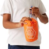 Regatta - Pack-it III - Kinderwaterdichte Jas - Lichtgewicht - Zwart
