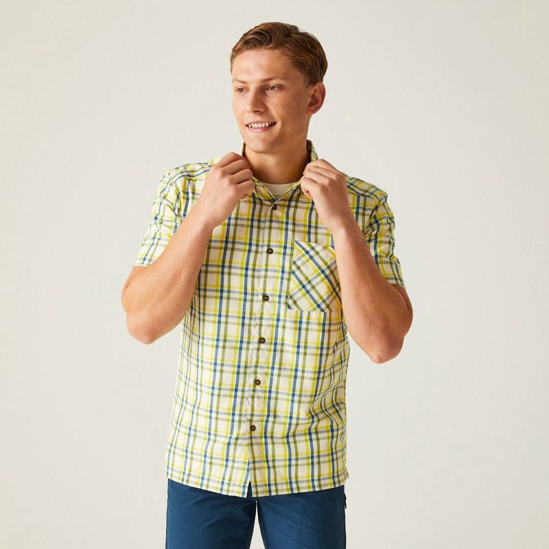 Hemd Korte Mouwen Hiking Heren Mindano Viii