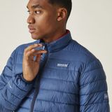 Regatta Heren HillPack II Packaway gewatteerde jas met volledige rits, Blauw