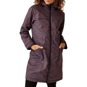 Jack - Paars - 100% Polyester - Waterdicht met Aantrekkoord