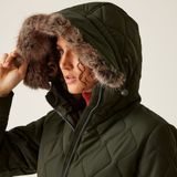 Regatta - Fritha III - Parka - Zwart - 100% Polyester, Waterafstotend, Thermoguard Isolatie