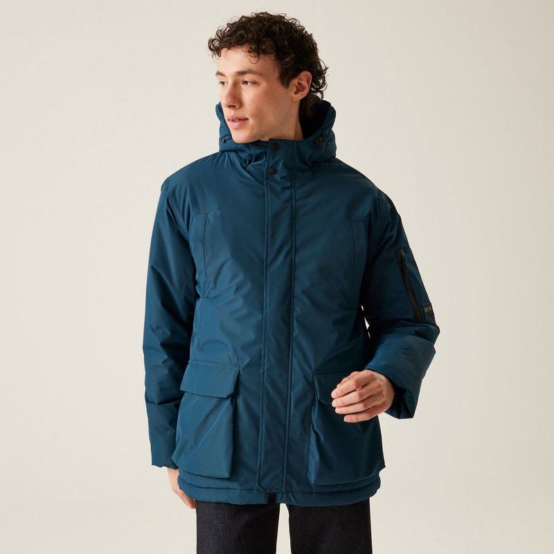 Volter - Heated Herenjack - Waterdicht - Geborsteld Polyester - Met Capuchon