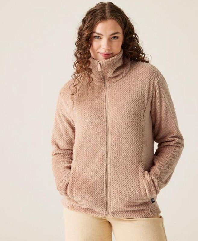 Heidy - Damesfleece - Zig Zag - Fluffy - 100% Polyester