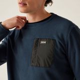 Frankie Crew - Sweater - Blauw - Gerecycled Polyester Microfleece