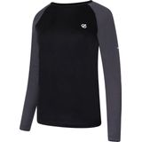 Skitop - Dames - Zwart - Polyester - Lange Mouwen