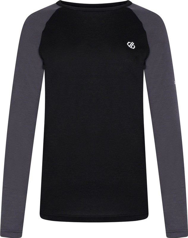 Skitop - Dames - Zwart - Polyester - Lange Mouwen