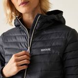 Regatta - Hurden - Damesjas - Zwart - Weerbestendig, Donsvrij, Lichtgewicht Polyamide