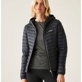 Regatta - Hurden - Damesjas - Zwart - Weerbestendig, Donsvrij, Lichtgewicht Polyamide