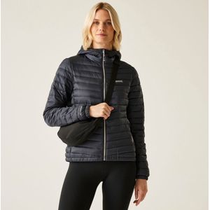 Regatta - Hurden - Damesjas - Zwart - Weerbestendig, Donsvrij, Lichtgewicht Polyamide