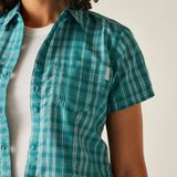 Mindano VIII - Dames T-shirt - Korte Mouwen - Zwart - 90% Polyester/10% Viscose