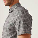 Regatta - Travel Pack Away - Overhemd - Lichtblauw - Ademend, Waterafstotend, UV-bescherming UPF 50+