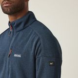 REGATTA Fleece jas 'Kames'  donkerblauw / wit