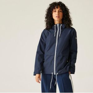Donkerblauwe regenjas