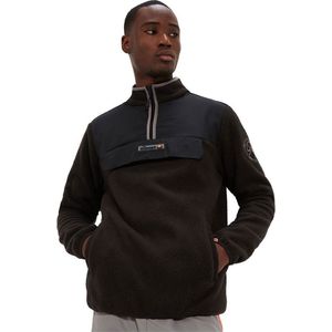 Ellesse - Zinco - Sweatshirt - Grijs - Synthetisch - Halve Rits