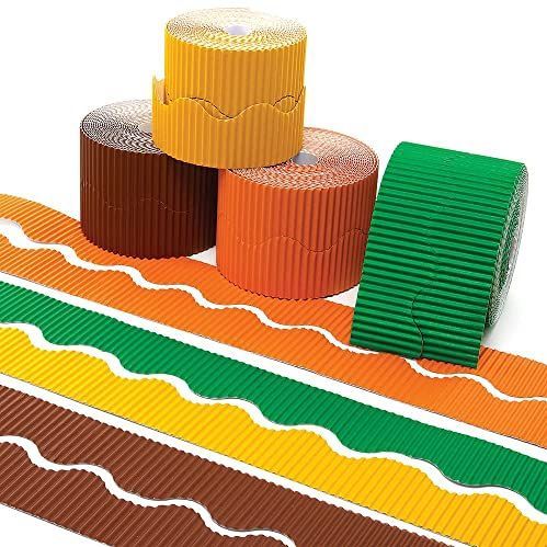 Herfst Kleuren Randen Waardepakket (Pak van 4) Knutselspullen