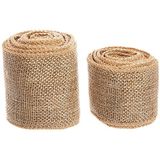 Burlap Hessian Rollen Waarde Pak (2 stuks) Natuurlijk Handwerk Materiaal