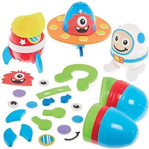 Baker Ross FX530 Zonnestelsel Ei sets - Pak van 8, Ei kunst en knutsel sets voor kinderen