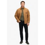 Superdry - M5011880A - Winterjas - Bruin - Katoen - Gewatteerde Voering