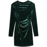 Superdry - Velvet Longsleeved Mini Jurk