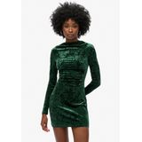 Superdry - Velvet Longsleeved Mini Jurk