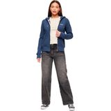 Superdry Essential Logo Sweatshirt Met Volledige Rits Blauw Vrouw