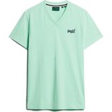 Superdry - Vintage Logo - V-hals T-shirt - Korte Mouwen - Biologisch Katoen