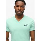 Superdry - Vintage Logo - V-hals T-shirt - Korte Mouwen - Biologisch Katoen