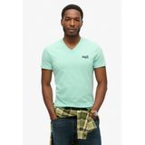 Superdry - Vintage Logo - V-hals T-shirt - Korte Mouwen - Biologisch Katoen