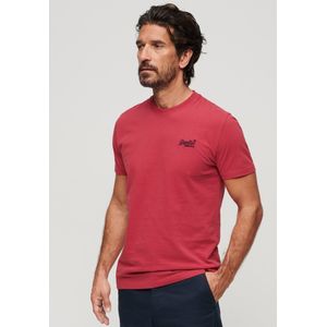 Superdry - Vintage Logo - T-shirt - Rood - 100% Biologisch Katoen
