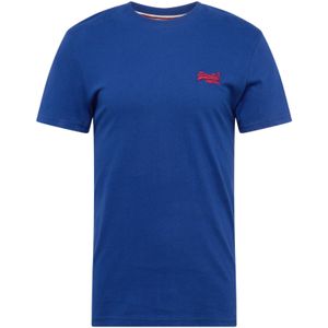 Superdry - M1011245A - T-shirt - Marineblauw - Biologisch Katoen - Korte Mouwen
