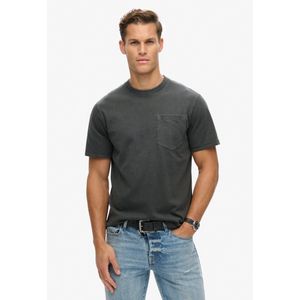 Superdry Contrast Stitch Pocket T-shirt Met Korte Mouwen Zwart S Man