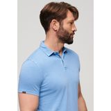 Superdry - Studios Korte Mouw Poloshirt - Blauw - Jersey