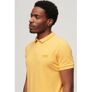 Superdry - Classic Pique - Poloshirt - Groen - Biologisch Katoen