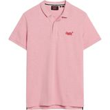 Superdry - Classic Pique Poloshirt - Groen - Biologisch Katoen - Korte Mouwen