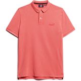 Superdry Vint Destroy Korte Mouw Poloshirt Roze M Man