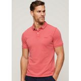Superdry Vint Destroy Korte Mouw Poloshirt Roze M Man