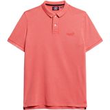 Superdry Vint Destroy Korte Mouw Poloshirt Roze M Man
