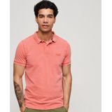 Superdry Vint Destroy Korte Mouw Poloshirt Roze M Man