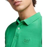Boss - Groene Polo - Katoen - Contrastdetails