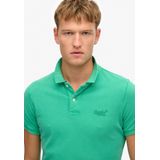 Boss - Groene Polo - Katoen - Contrastdetails